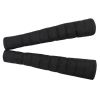 Womens Down Garment Arm Sleeve Winter Warm Mittens Arm Warmer Long Fingerless Gloves, Black