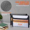 VEVOR Fireproof Document Bag, 2 pcs 8"x5" Fireproof Money Bag 2000°F, Fireproof and Waterproof Bag with Zipper and Reflective Strip, for Money