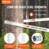 VEVOR Polyester Pull Tape, 5/8" x 318' Mule Tape Flat Rope, 2200 lbf Tensile Capacity, Printed Webbing Cable Pulling Tape for Packaging, Gardening