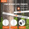 VEVOR Polyester Pull Tape, 5/8" x 108' Mule Tape Flat Rope, 2200 lbf Tensile Capacity, Printed Webbing Cable Pulling Tape for Packaging, Gardening