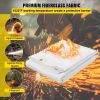 VEVOR Fire Blankets, 2 Pack Welding Blankets, 8' x 10' Fire Suppression Blanket, 1022°F Flame Retardant Blanket, White Fire Emergency Blankets