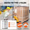 VEVOR Polyester Pull Tape, 5/8" x 318' Mule Tape Flat Rope, 2200 lbf Tensile Capacity, Printed Webbing Cable Pulling Tape for Packaging, Gardening
