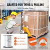VEVOR Polyester Pull Tape, 5/8" x 108' Mule Tape Flat Rope, 2200 lbf Tensile Capacity, Printed Webbing Cable Pulling Tape for Packaging, Gardening