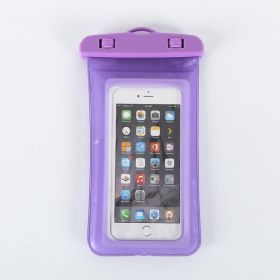 IP68 Universal Waterproof Phone Case Water Proof Bag Swim Cover For ; iPhone 13 12 11 Pro Max X XS Samsung S22 Ultra Xiaomi Huawei (Color: Purple)