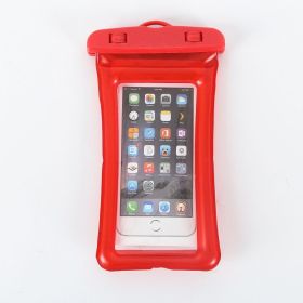 IP68 Universal Waterproof Phone Case Water Proof Bag Swim Cover For ; iPhone 13 12 11 Pro Max X XS Samsung S22 Ultra Xiaomi Huawei (Color: Red)